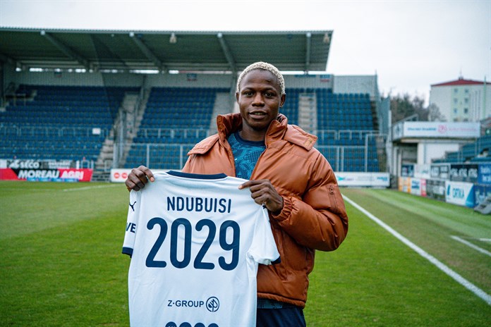 Proti Baníku zazářil a vysloužil si nový kontrakt. Nigerijec Ndubuisi podepsal se Slováckem smlouvu do léta 2029