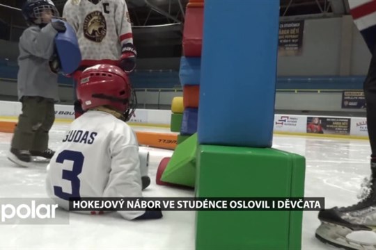 Hokejový nábor ve Studénce oslovil i děvčata