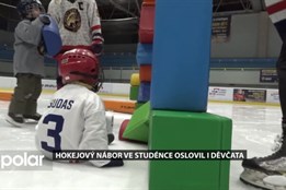 Hokejový nábor ve Studénce oslovil i děvčata