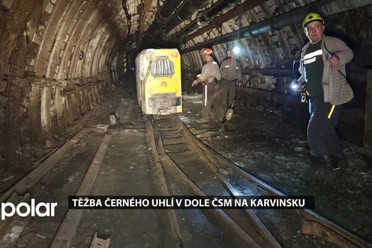 Těžba černého uhlí v ČR skončila, z Dolu ČSM byl vyvezen poslední vozík