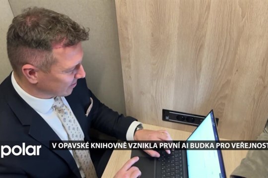 Opava patří mezi první města v Česku, kde vznikla AI budka pro veřejnost