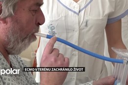 Po náhlém kolapsu přímo v zubní ordinaci záchranáři napojili pacienta na mimotělní oběh