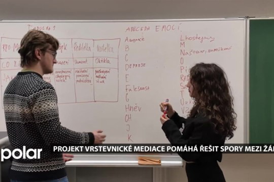 Projekt vrstevnické mediace pomáhá řešit spory mezi žáky