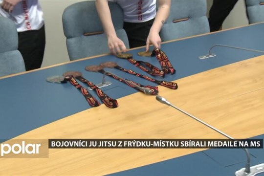 Osm medailí z MS pro bojovníky Ju Jitsu z Frýdku-Místku