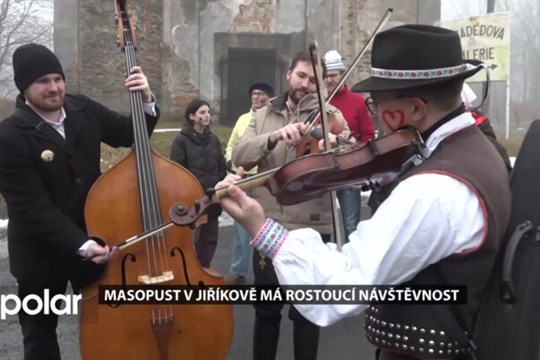 Masopust v Jiříkově u Sovince zahájil érii masopustních oslav v podhůří Jeseníků