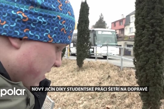 Nový Jičín díky odborné práci studenta Kryštova Žatečky šetří na dopravě