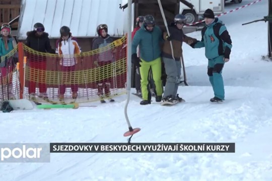 Sjezdovky v Beskydech s oblibou využívají školní lyžařské kurzy