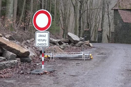 Liberecký kraj opravuje silnici do Kryštofáku