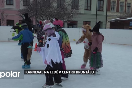 Karneval na ledě přímo v centru bruntálského náměstí