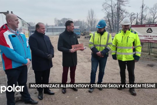 Modernizaci Albrechtovy střední školy v Českém Těšíně