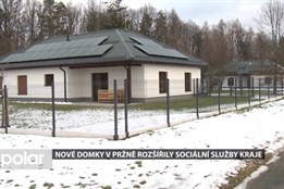 Nové domky v Pržně rozšířily sociální služby kraje