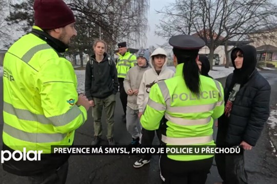 Prevence má smysl, proto je policie zase u přechodů