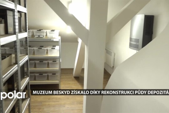 Muzeum Beskyd získalo díky rekonstrukci půdy nový depozitář, své místo tady našla mykologická a geologická sbírka