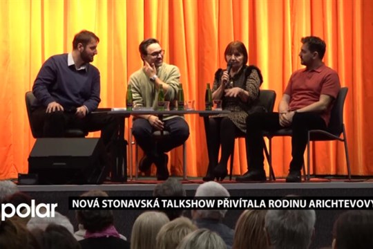 Nová stonavská talkshow přivítala rodinu Arichtevových