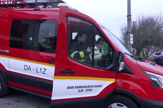 Dobrovolní hasiči ve Štípě se pyšní novým vozidlem
