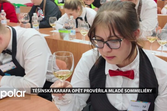Těšínská karafa opět prověřila mladé sommeliéry