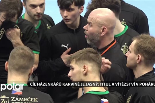 Házenkáři Karviné bojují o první místo po základní části