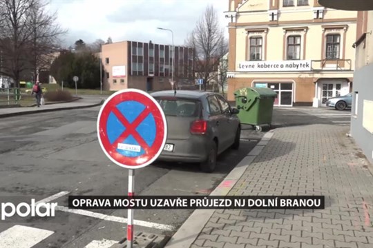 Oprava mostu uzavře průjezd novojičínskou Dolní branou