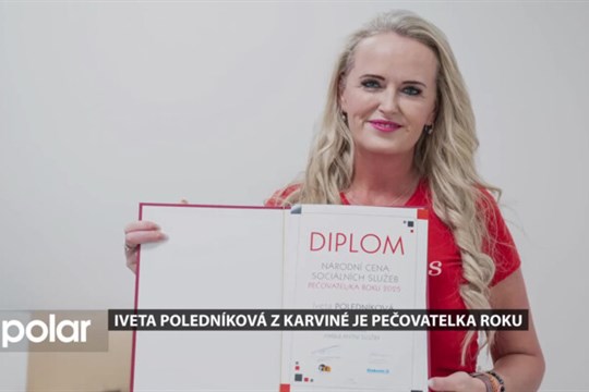 Iveta Poledníková z Karviné získala ocenění Pečovatelka roku 2025