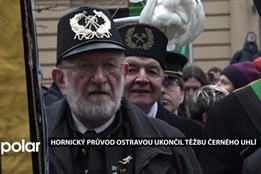 Hornický průvod Ostravou ukončil těžbu černého uhlí v České republice