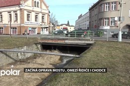 Začíná oprava mostu na Dolní bráně, na devět měsíců omezí řidiče i chodce