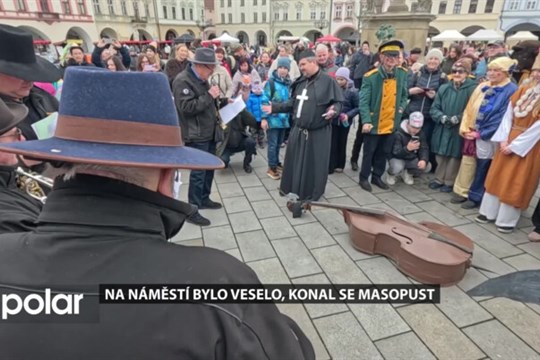 Na náměstí bylo veselo, konal se masopust