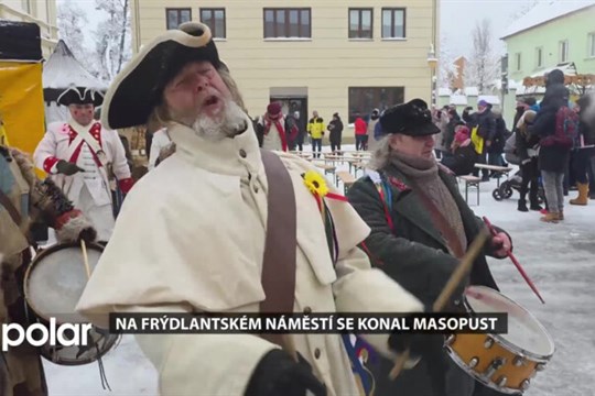 Frýdlantským náměstím procházel masopustní průvod