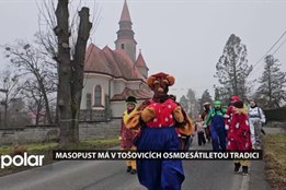 Oderské Tošovice ovládly oslavy masopustu, tradici tu udržují osm dekád
