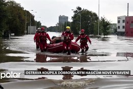 Ostrava vybavila dobrovolné hasiče rafty i neoprény. Reaguje tak na povodně v roce 2024