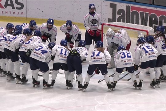 Extraligové hokejistky Valašského Meziříčí nastřílely desítku Pardubicím