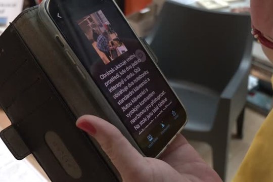 Týnes představil služby pro nevidomé