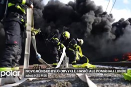 Novojičínsko bylo obvyklé, hasiči ale pomáhali i jinde