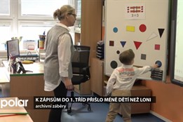 K zápisům do 1. tříd přišlo méně dětí než v loňském roce