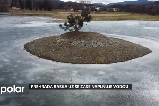 Přehrada Baška už se po rekonstrukci zase naplňuje vodou