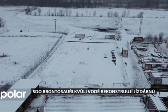 SDO Brontosauři kvůli vodě rekonstruují jízdárnu, po 25 letech získá i nový povrch