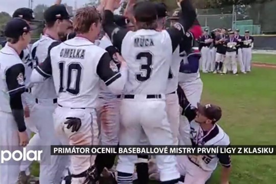 Primátor Frýdku-Místku přijal vítězný baseballový tým z Klasiku