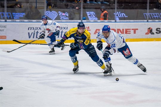 Zlín je po výhře nad Táborem v desítce. Vsetín loupil v Jihlavě a pojistil si čtvrtfinále