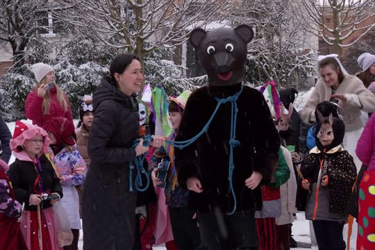 Školáci v Malenovicích založili novou tradici plnou masek