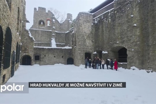 Hrad Hukvaldy nabízí mimořádné komentované prohlídky i v zimě