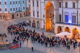Olomoučané mohou pochodem vyjádřit podporu Ukrajině