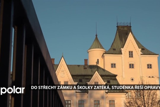 BEZ KOMENTÁŘE: Do střechy zámku a školky zatéká, Studénka řeší situaci