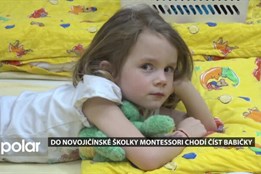 Do novojičínské školky Montessori chodí číst aktivní babičky