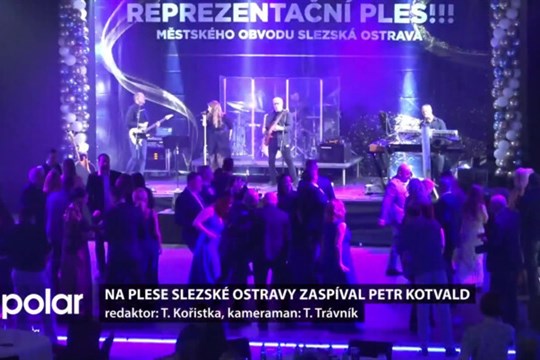 Reprezentační ples Slezské se konal v Trojhalí. Hostem večera byl Petr Kotvald