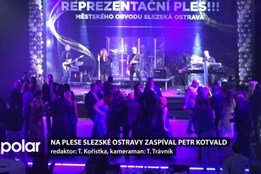 Reprezentační ples Slezské se konal v Trojhalí. Hostem večera byl Petr Kotvald