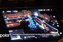 Úspěšná ledová plocha na bruntálském náměstí pro letošní zimu skončila