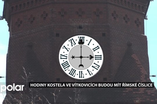 Vítkovice chystají opravu kostelních hodin