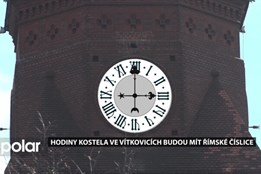 Vítkovice chystají opravu kostelních hodin