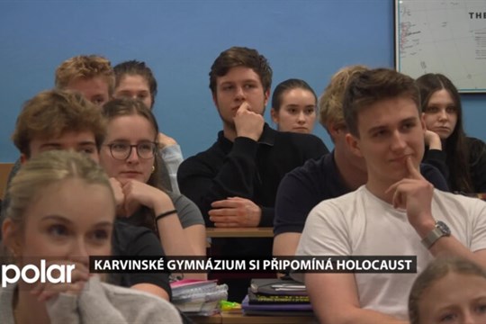 Karvinští gymnazisté poznávají osudy obětí holocaustu