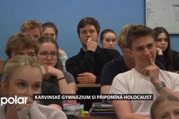 Karvinští gymnazisté poznávají osudy obětí holocaustu