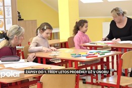 Zápisy do 1. třídy letos proběhly už v únoru